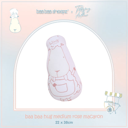 Baa Baa Sheepz x Tiffany Hug Buddy - Chef Baa Baa Rose Macaron