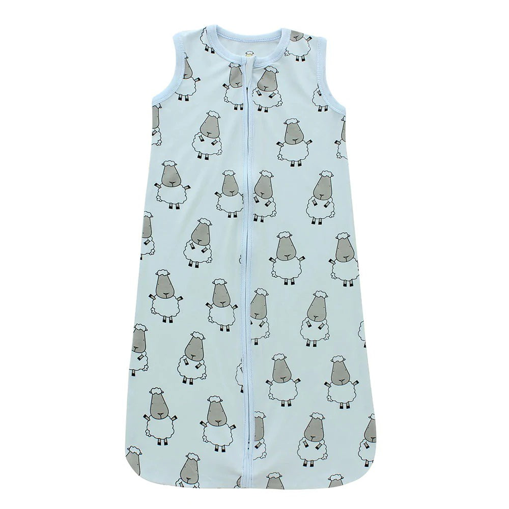 Wearable Blanket Zip Sheepz White / Bedong Instan Bayi Baabaasheepz