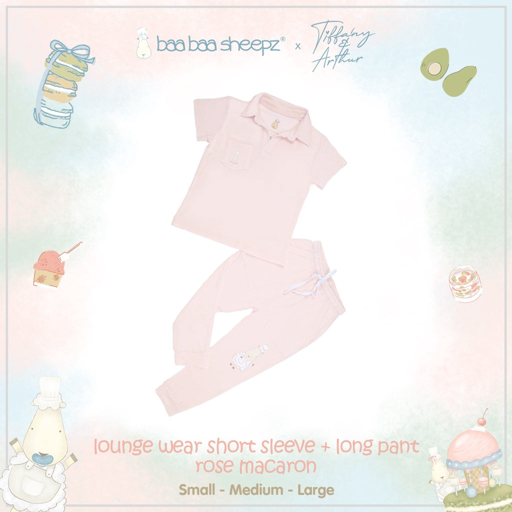 Baa Baa Sheepz x Tiffany - Kids Short Sleeve Shirt + Long Pant Chef Baa Baa
