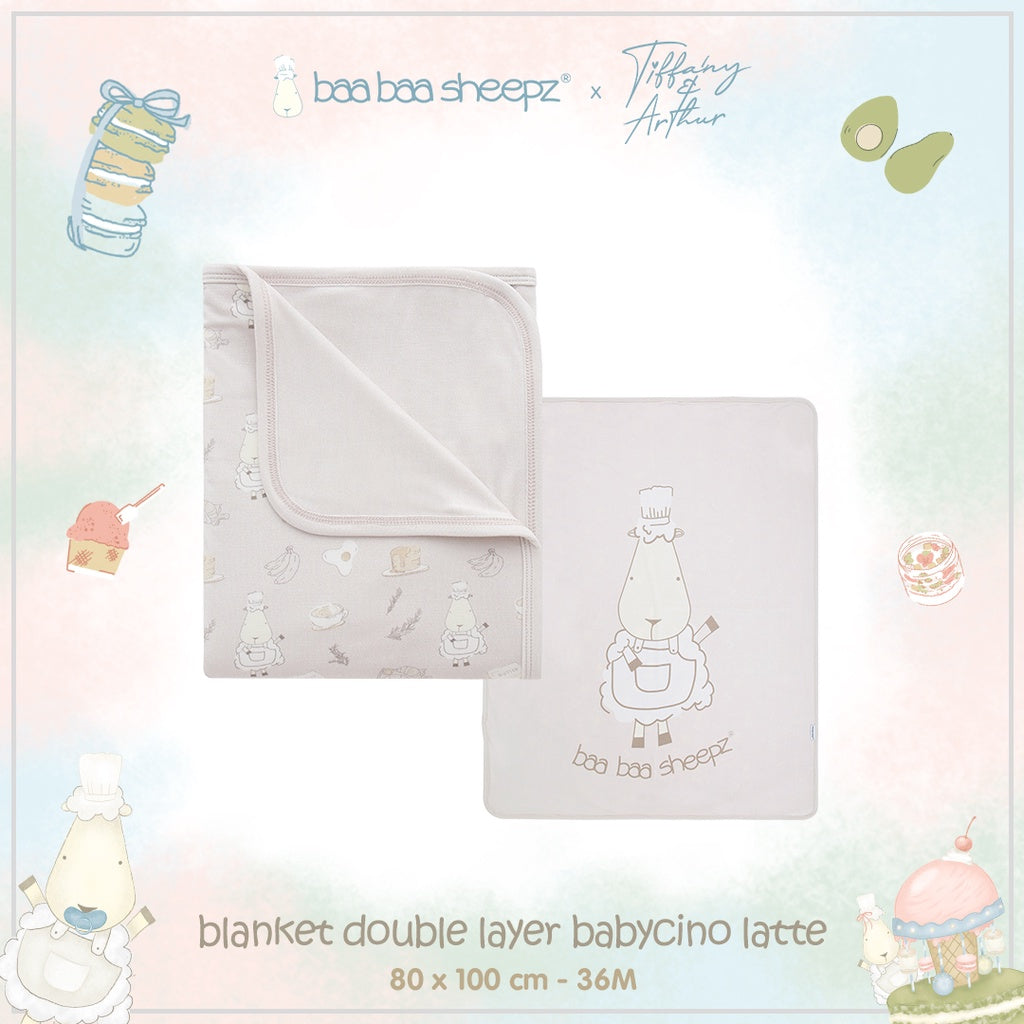 Baa Baa Sheepz x Tiffany - Blanket Double Layer Chef 36M 80X100CM