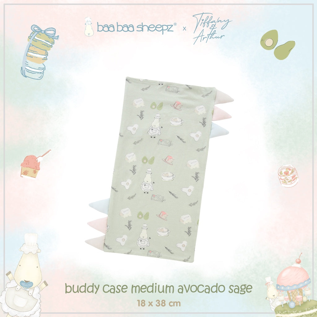 Baa Baa Sheepz x Tiffany - Buddy Case Medium 18X38CM Chef Baa Baa / Sarung Bantal