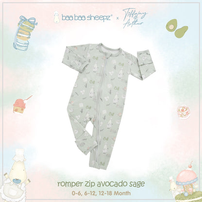 Baa Baa Sheepz x Tiffany - Romper Zip Chef Baa Baa