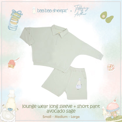 Baa Baa Sheepz x Tiffany - Kids Long Sleeve Shirt + Shorts Pant Chef Baa Baa