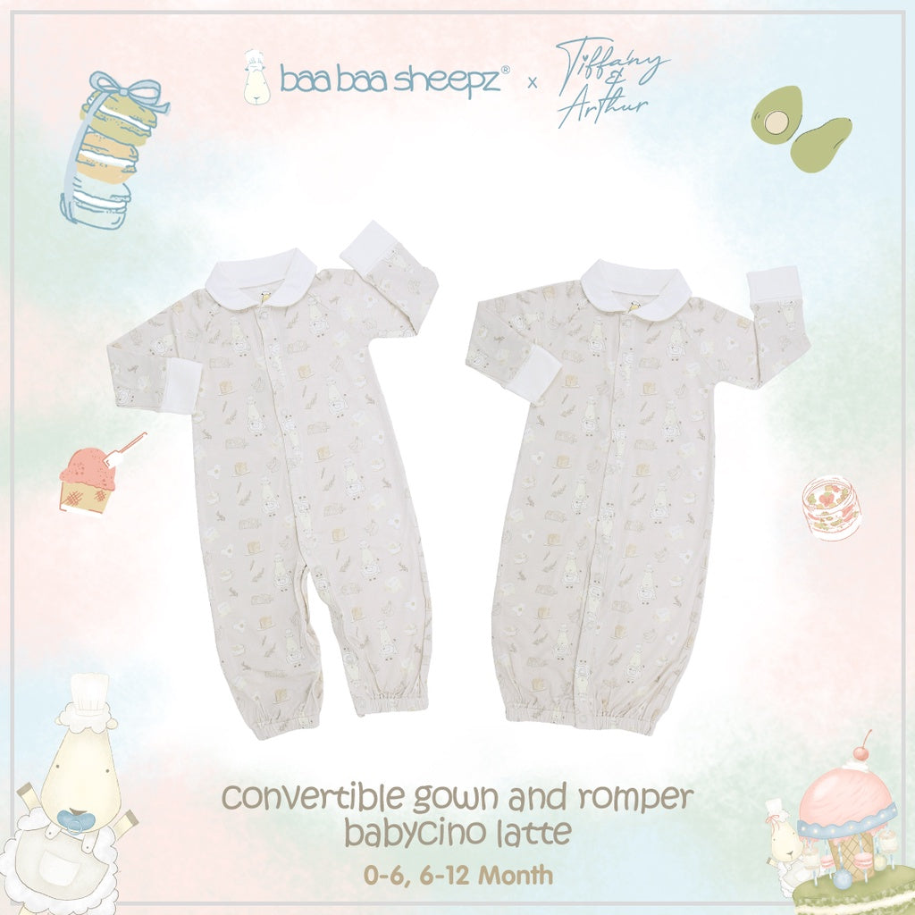 Baabaasheepz x Tiffany - Convertible Gown & Romper Chef Baa Baa