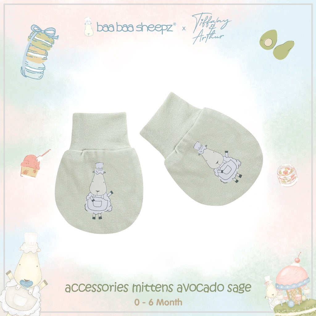 Baa Baa Sheepz x Tiffany - Accessories Mittens Chef 0-6 Month