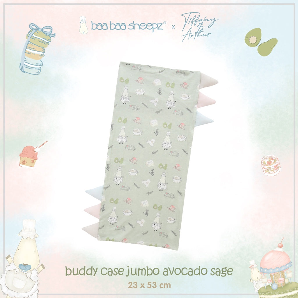 Baa Baa Sheepz x Tiffany - Buddy Case Jumbo 23X53CM Chef Baa Baa / Sarung Bantal