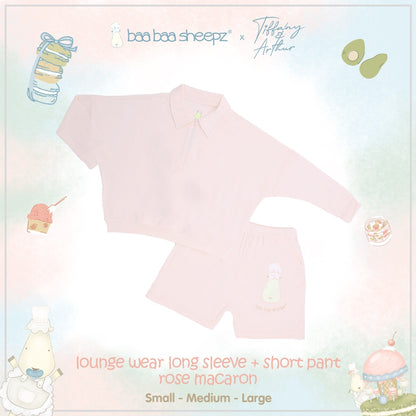Baa Baa Sheepz x Tiffany - Kids Long Sleeve Shirt + Shorts Pant Chef Baa Baa
