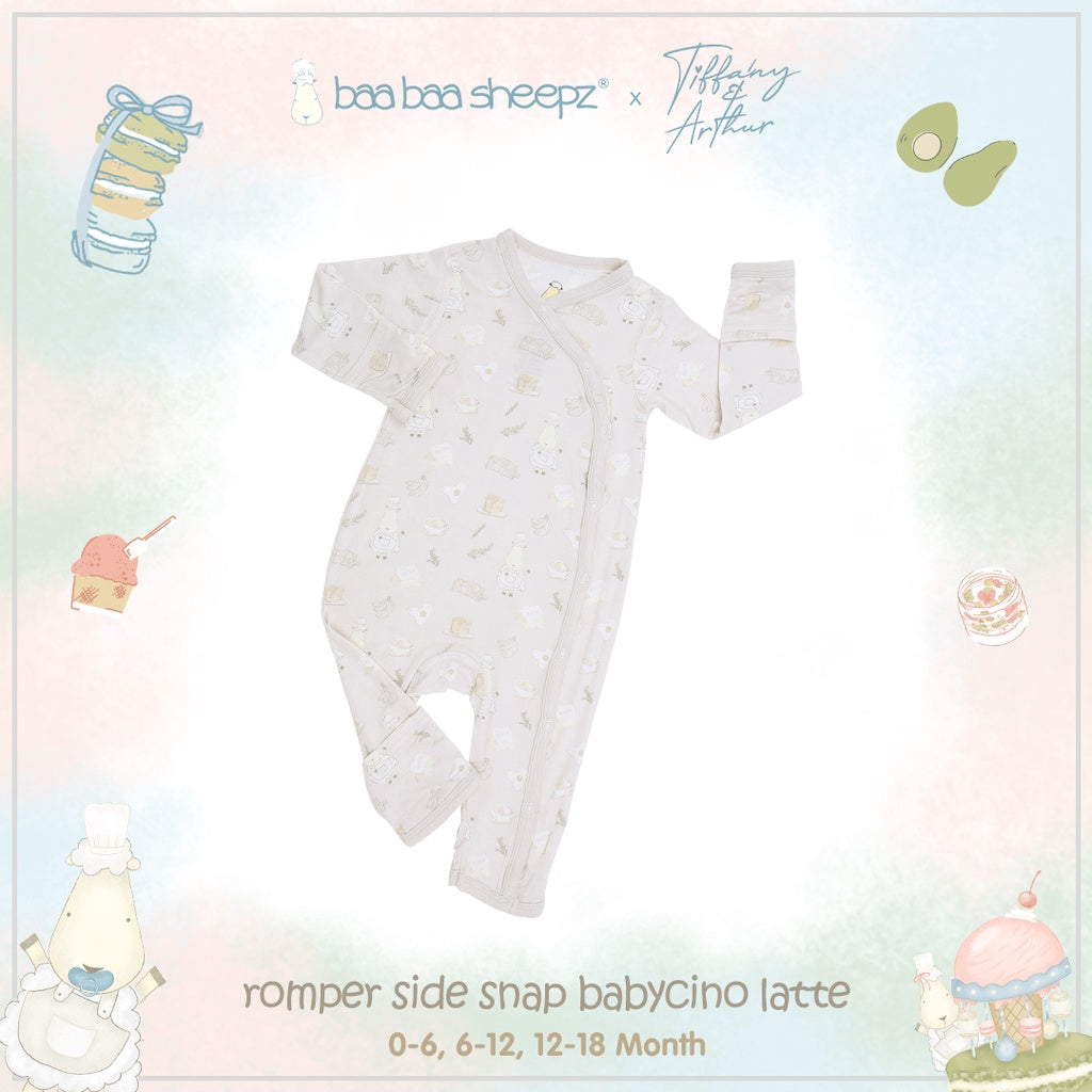 Baa Baa Sheepz x Tiffany - Romper Side Snap Chef Baa Baa
