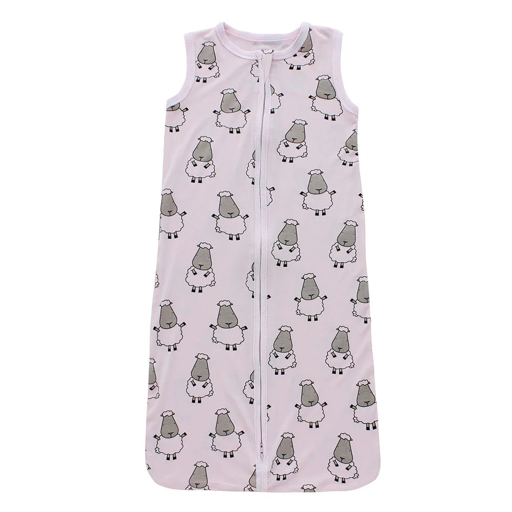 Wearable Blanket Zip Sheepz White / Bedong Instan Bayi Baabaasheepz