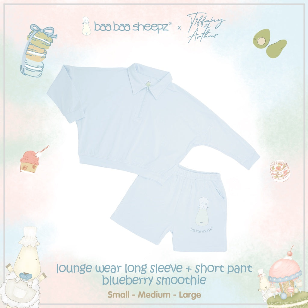 Baa Baa Sheepz x Tiffany - Kids Long Sleeve Shirt + Shorts Pant Chef Baa Baa