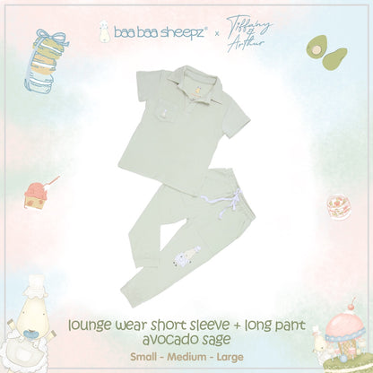 Baa Baa Sheepz x Tiffany - Kids Short Sleeve Shirt + Long Pant Chef Baa Baa