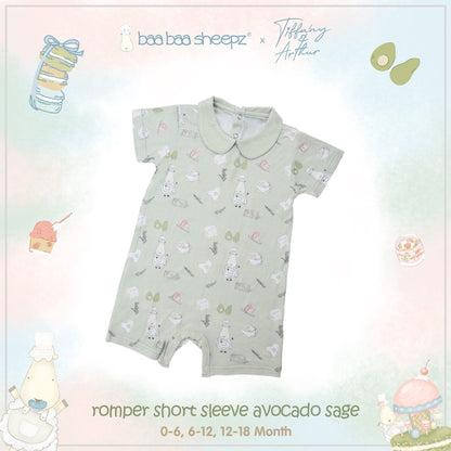 Baa Baa Sheepz x Tiffany - Romper Short Sleeve Chef Baa Baa