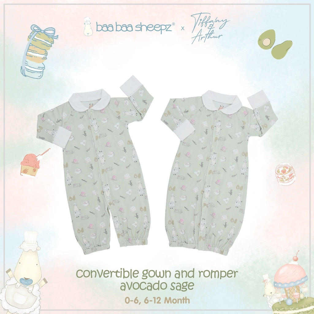 Baabaasheepz x Tiffany - Convertible Gown & Romper Chef Baa Baa