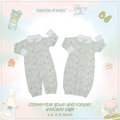 Baabaasheepz x Tiffany - Convertible Gown & Romper Chef Baa Baa
