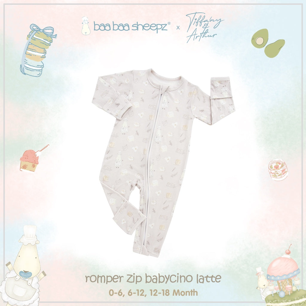 Baa Baa Sheepz x Tiffany - Romper Zip Chef Baa Baa