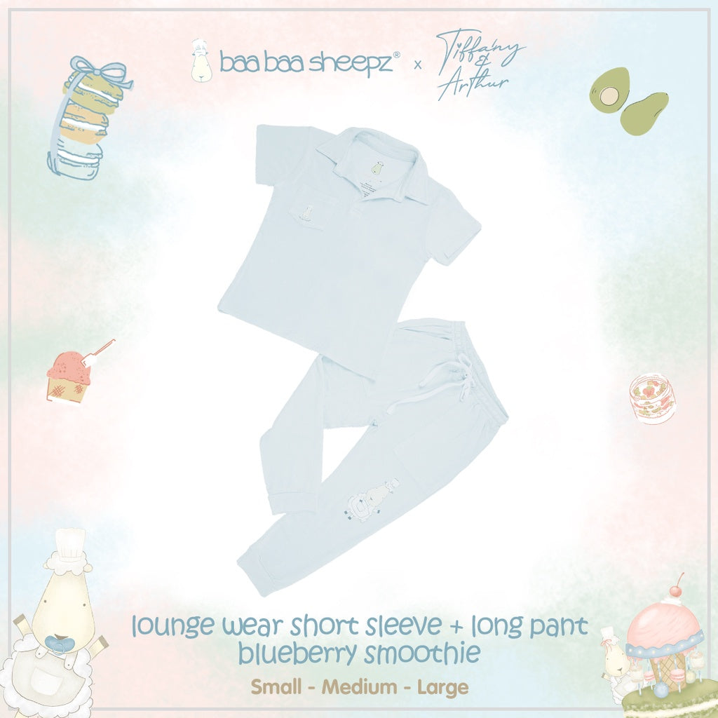 Baa Baa Sheepz x Tiffany - Kids Short Sleeve Shirt + Long Pant Chef Baa Baa