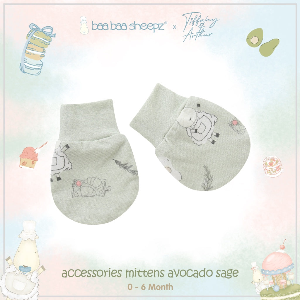 Baa Baa Sheepz x Tiffany - Accessories Mittens Chef 0-6 Month