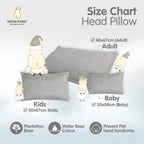 Baabaasheepz Head Pillow Big Star Sheepz Grey