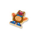 OOPS Mainan Kayu Puzzle 9 pcs - Bear Chocolat au Lait!