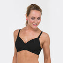 MAIA MICROFIBRE BRA BLACK M