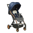 Hybrid Cabi Stacy Jewel Stroller Navy Rose Gold (+seat liner)