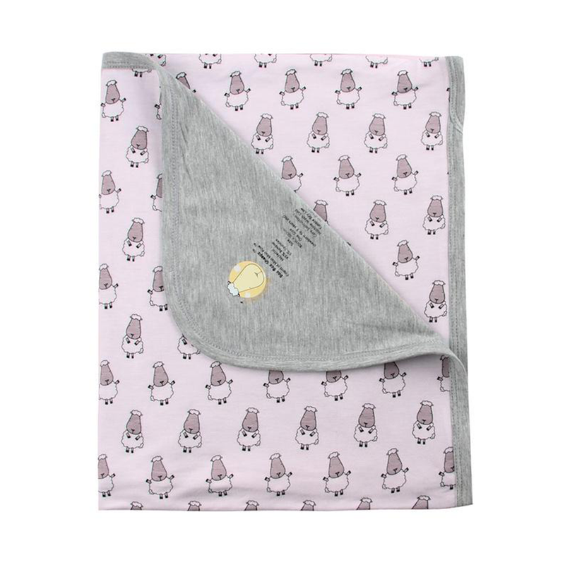 DOUBLE BLANKET Small Sheepz / Pink / 0-36M