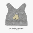 CAP Small Star & Sheepz / Grey / 0-6M