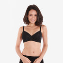 MAIA MICROFIBRE BRA BLACK M