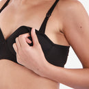 MAIA MICROFIBRE BRA BLACK M