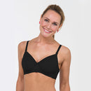 MAIA MICROFIBRE BRA BLACK M