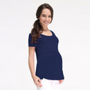 SHORT SLEEVES AGGIE EMP TOP NAVY S